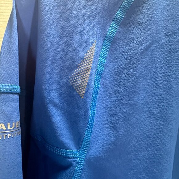 Eddie Bauer First Ascent Jacket Mens Small Full Zip Blue Nylon Windbreaker - Picture 13 of 14